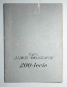 KWK ZABRZE-BIELSZOWICE - ZESZYT PAMIĄTKOWY - UNIKAT