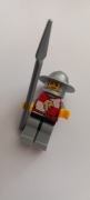Lego rycerz z piką dzidą