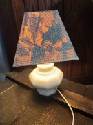 Francuska lampka nocna ceramiczna Vintage