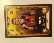TOPPS MATCH ATTAX 25/26 PEDRI 100 CLUB FC BARCELONA 