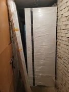 Drzwi łazienkowe + futryna