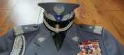 Mundur generała MO Milicja generał czapka baretki 
