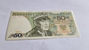 50 zł banknot PRL Polska 1988r. seria HL