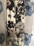 TWIN-SET JEANS  WZORZYSTE ZWIEWNE SPODNIE 34/SX