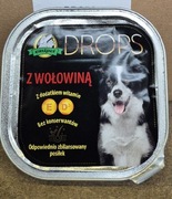 Drops pasztet wolowy dla psa 300g 18szt