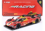 Ferrari 499P #51 WEC Qatar 2024 1:18 Bburago