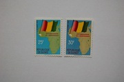 Gwinea Mi 54-55** 2-ga rocznica niepodległości