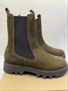 Damskie buciki zielone nie ocieplane rozmiar 40