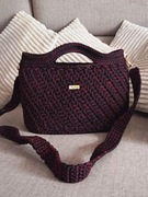 Torba robiona na szydełku