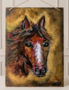 Obrazy na płótnie natura koń pejzaże akryl różne wzory unikatowe