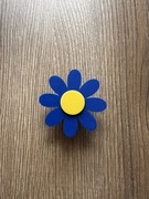 Gałka meblowa stokrotka niebieska uchwyt dekoracyjny kwiatek pokój dzieci