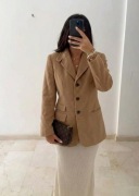 Płaszcz beżowy damski Windsor kamel 100% camel hair 38 M