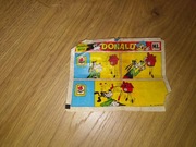 Historyjka obrazkowa komiks z gumy balonowej Donald lata 80 Maple Leaf