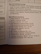 Tracer klawiatura bezprzewodowa. Użyta 2 razy i leży może komuś się przyda