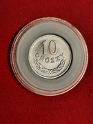 81#N 10 GROSZY 1962 R BEZ ZM NAJRZADSZY ROCZNIK!!!