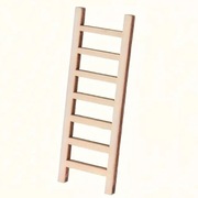 Mini Drewniana Drabinka Dekoracja Mikro Krajobrazu 2 szt.