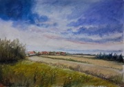 Pastela Olejna obraz ręcznie malowany A3