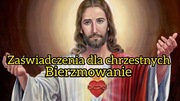 Zaświadczenie o bierzmowaniu, zaświadczenie dla chrzestnych 