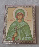  Ikona prawosławna Święta ZINA ZINAIDA. Patronka imienna.