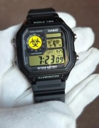 Casio biohazard MOD – AE-1200WH-1AVCF – Fabrycznie Nowy