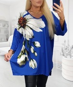 Tuniki z wiskozy oversize, duże rozmiary 