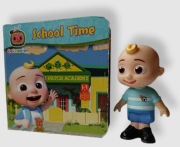 Moonbug Jazwares niemowlak JJ CoComelon baby JJ figurka+ książeczka Zestaw