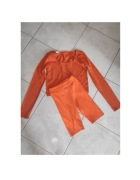 komplet sportowy dres fitness getry spodenki  koszulka t-shirt body