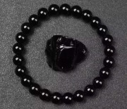 Bransoletka męska z kamienia naturalnego – Onyks