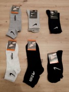 Skarpety męskie Nike, rozmiar 41-44, 6 par