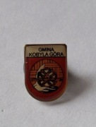 Herb gmina Kobyla Góra przypinka pin odznaka wpinka