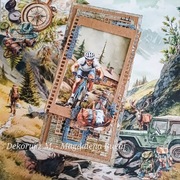 Kartka, ręcznie robiona, urodziny, imieniny, męska