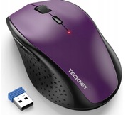 Tecknet Mysz bezprzewodowa Pro 2.4G 4000 DPI, 6 przycisków 