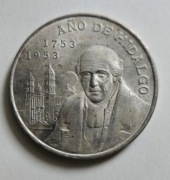 5 Pesos Meksyk 1953  Srebro