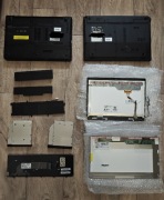 Zestaw elektroniki / baterie / laptopy / czytniki CD / monitory