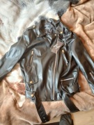 Damska kurtka skórzana DRÔLE DE COPINE rozmiar M