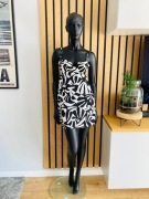 ZARA Sukienka z domieszką lnu r.M ref. 7385/362