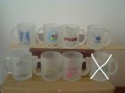 NOWY KUBEK MLECZNY SZRONIONY Z LOGIEM SZTUKA SUPER