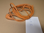 Kabel zasilający czarny, PE+N, 10/16A,250V, 5 m