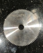 Koło zębate M1 Z80 B3