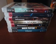 Zestaw 7 gier PS3 | Max Payne 3, Resistance, Devil May Cry | Klasyki!