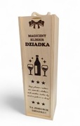 Pudełko drewniane na alkohol, skrzynka, dla Dziadka, Dzień Dziadka,prezent 