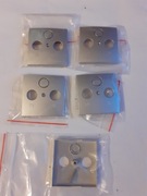 Płytka czołowa gniazd RTV Polo-Fiorena srebro nowa