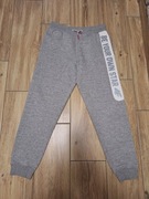 Ciepłe spodnie dresowe szare 4F r.152