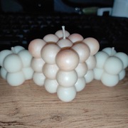 Świeczka sojowa  kostka, duże bubble 