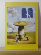 Rafał Olbiński - reprodukcja, kopia w antyramie A 4, około 21 x 30 cm. 