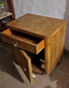 Para szafek nocnych Art Deco / Vintage Komplet 2 szt. Stylowe zaokrąglenia