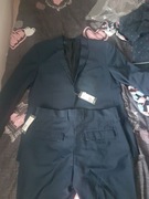 Garnitur męski H&M granatowy