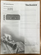 INSTRUKCJA OBSŁUGI AMPLITUNER TECHNICS SA-DX850  SA-DX750