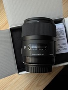 Sigma A 35mm f/1.4 DG HSM ART Canon - stan bardzo dobry