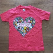 Podkoszulka z Grecji dla dziewczynki z napisem Crete, rozmiar 98 